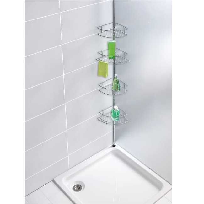 Półka łazienkowa teleskop Dolcedo Wenko pod prysznic