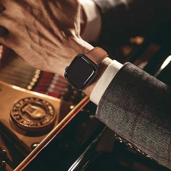 Pasek Apple Watch z etui brązowy 38/40/41 oraz 42/44/45
