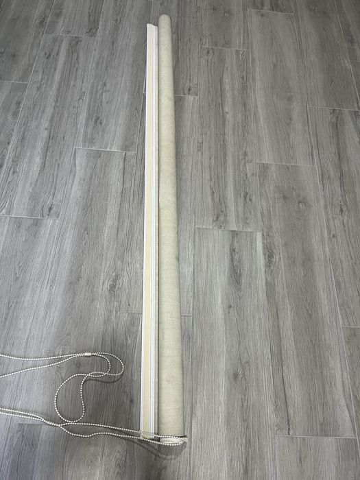 Estore de rolo bege, 163x295cm