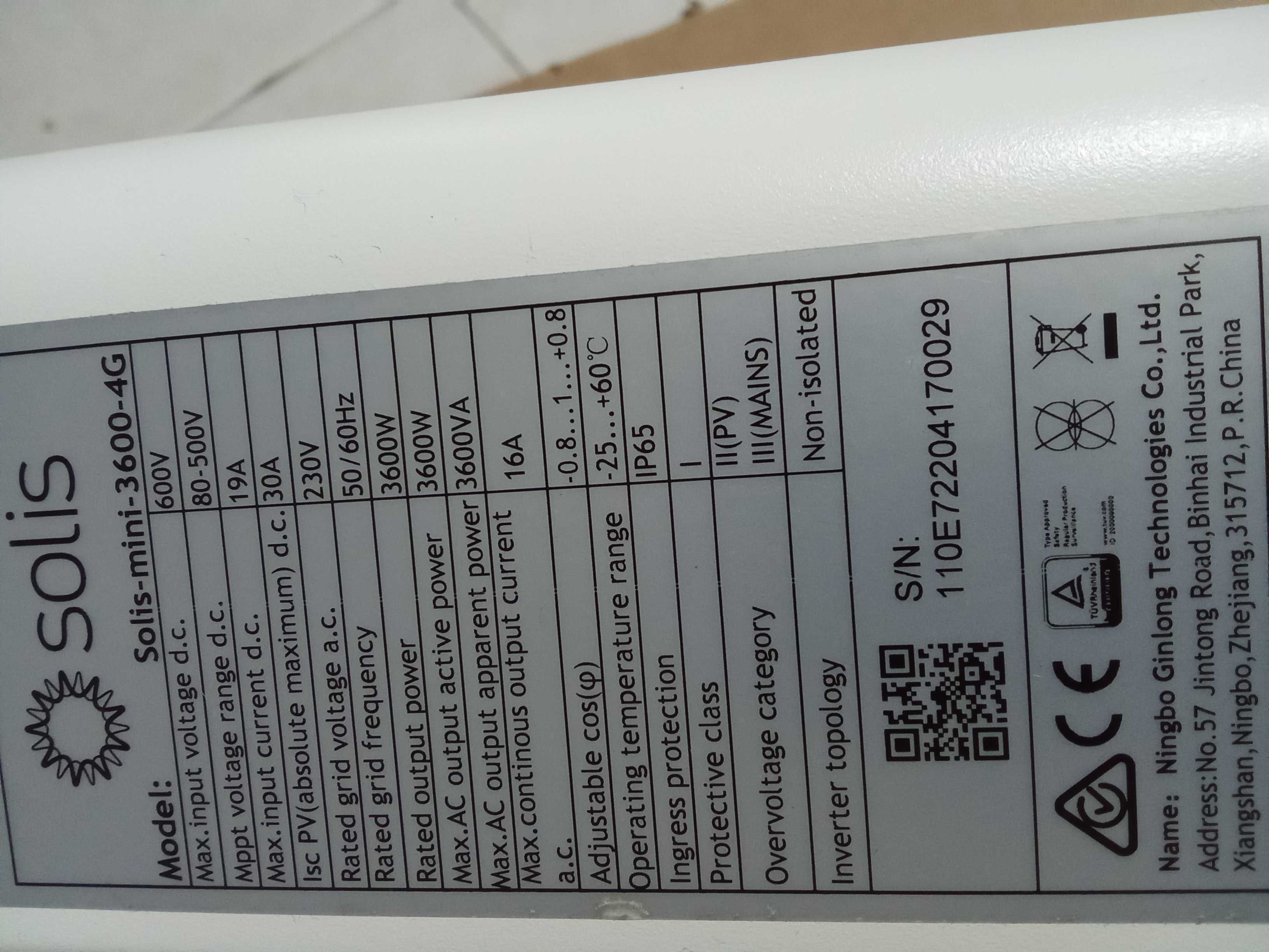 Inversor Solis 4G Series