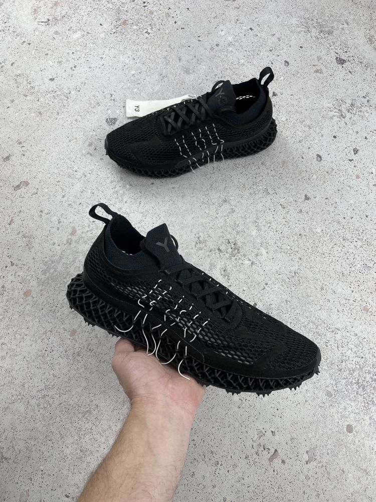 Adidas Y-3 Yohji Yamamoto 4D Halo Black чоловічі кросовки Оригінал