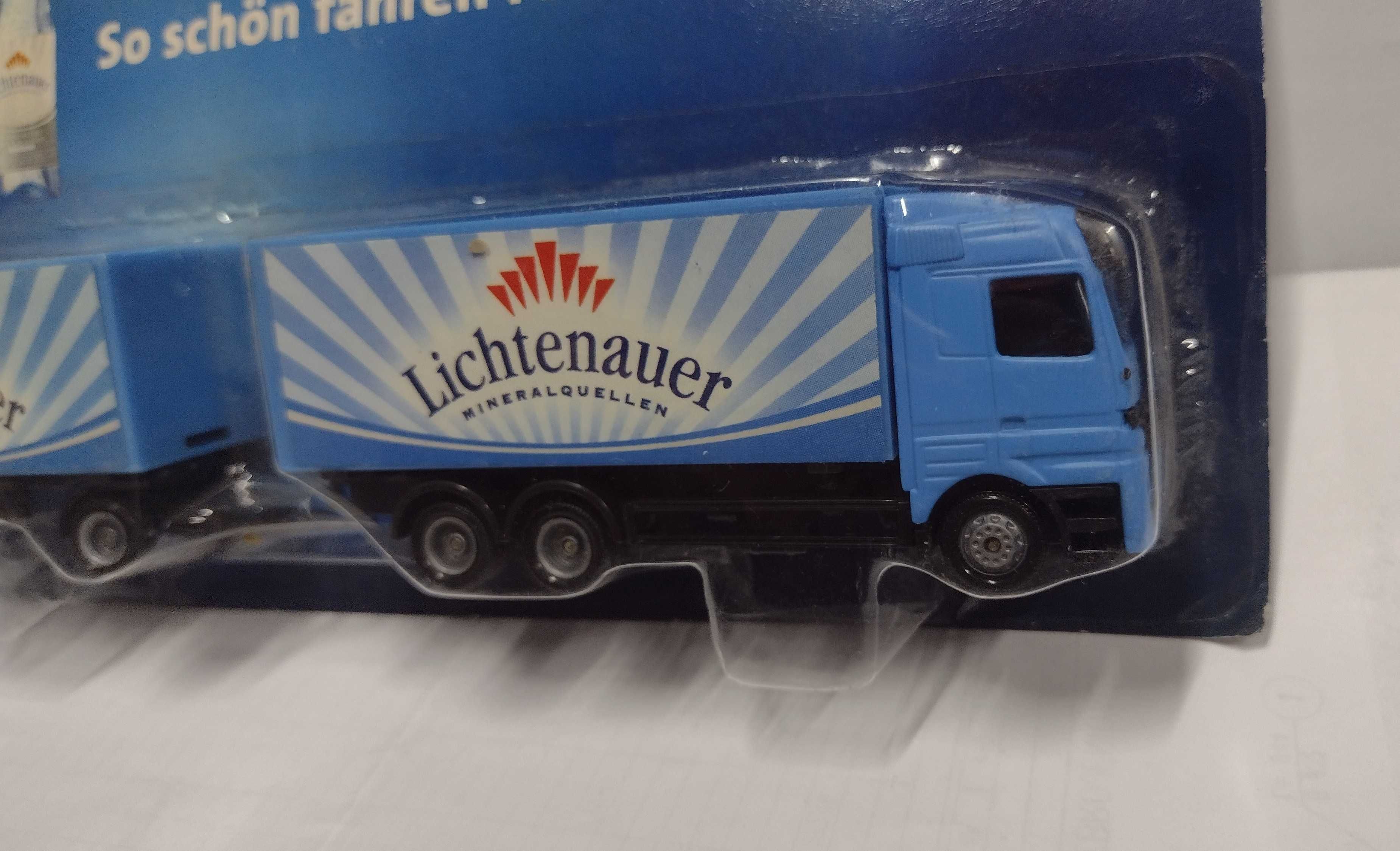 Грузовик Mercedes Benz Lichtenauer немецкая масштабная модель 1:87
