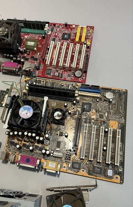 Części komputerowe retro cena za wszystkie