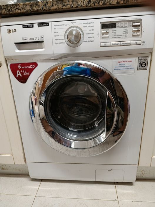 Máquina de lavar roupa LG inverter 8 kg Peças