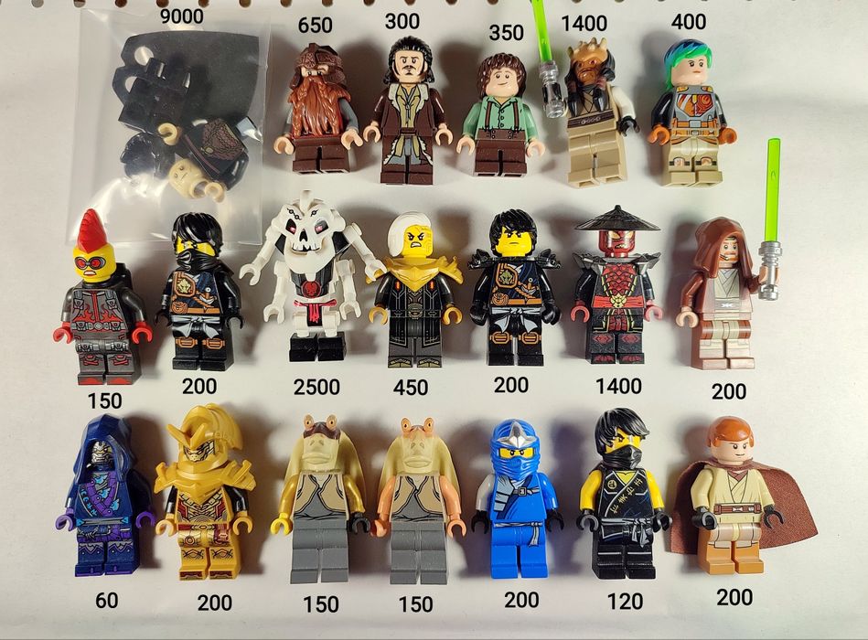 Оригінал LEGO Ninjago Star Wars Lord of the rings Лего фігурки