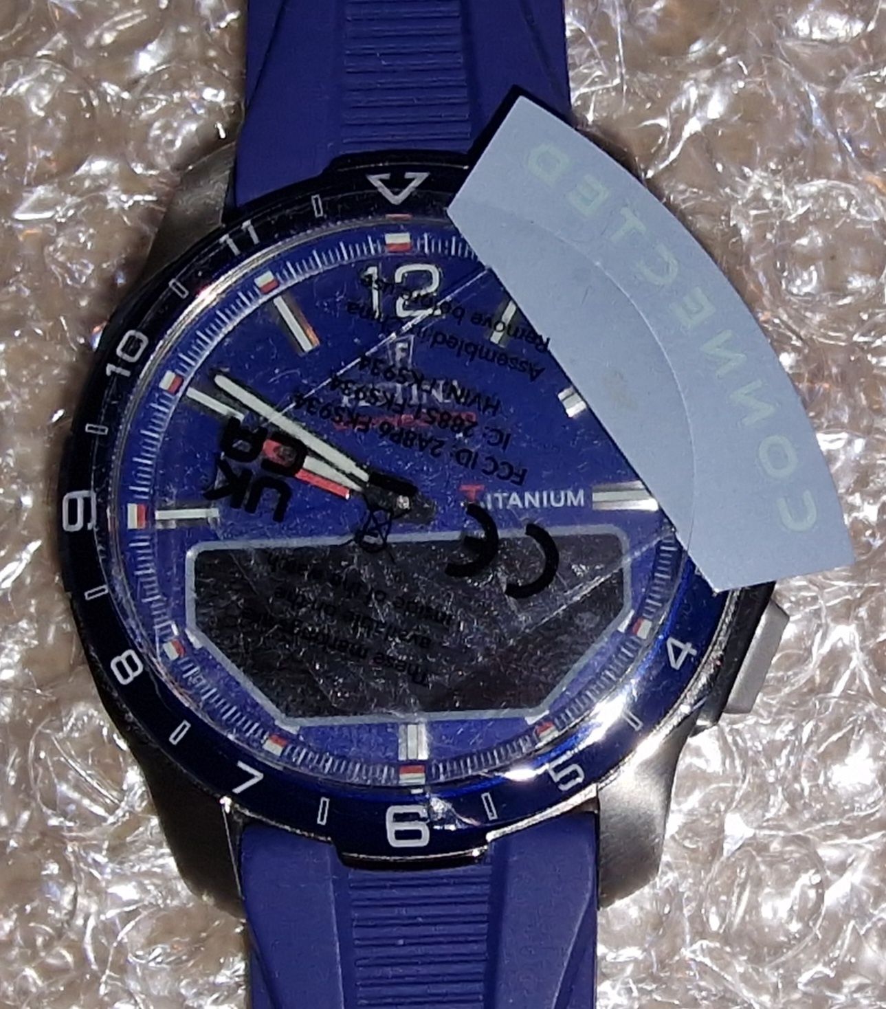 Zegarek hybrydowy Festina Connected Titanium