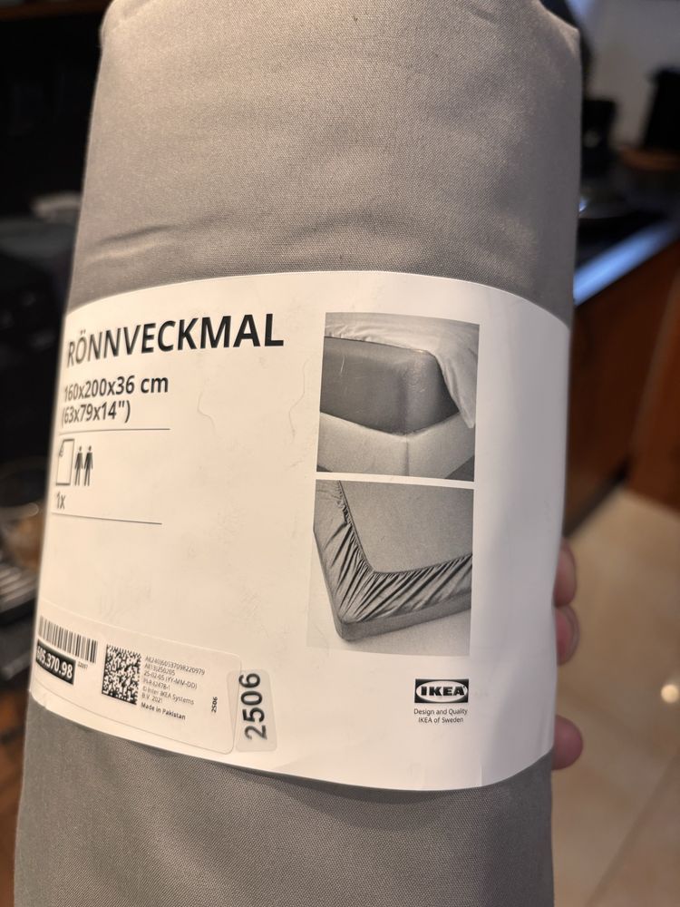 Przescieradło z gumką Ikea Ronnveckmal 160x200