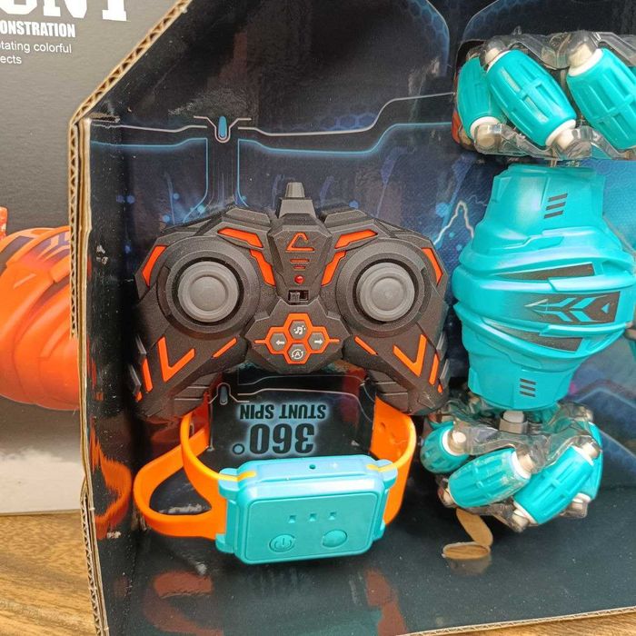 Трюковая Машинка Перевертыш на Радиоуправлении Аккумуляторная Синяя