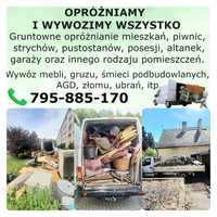 Wywóz, utylizacja, Opróżnianie, Gabaryty, Bio