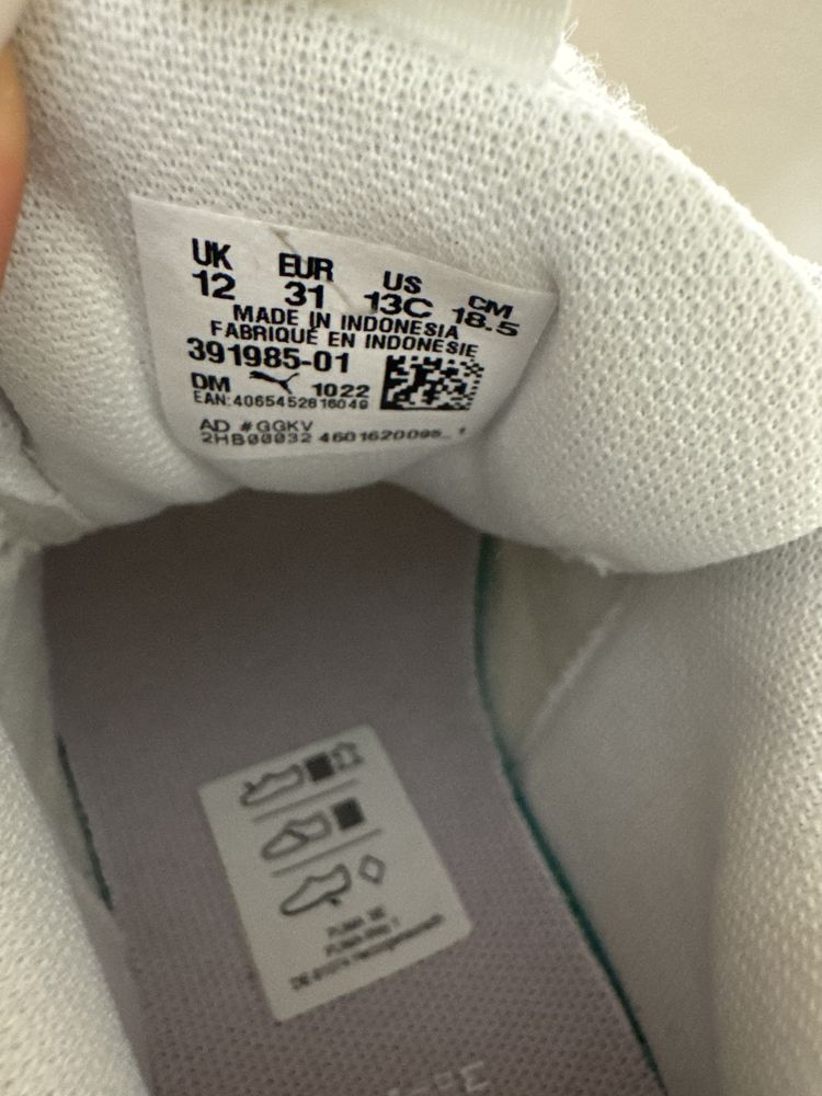 31 р, Дитячі кросівки Puma RS на дівчинку, Оригінал