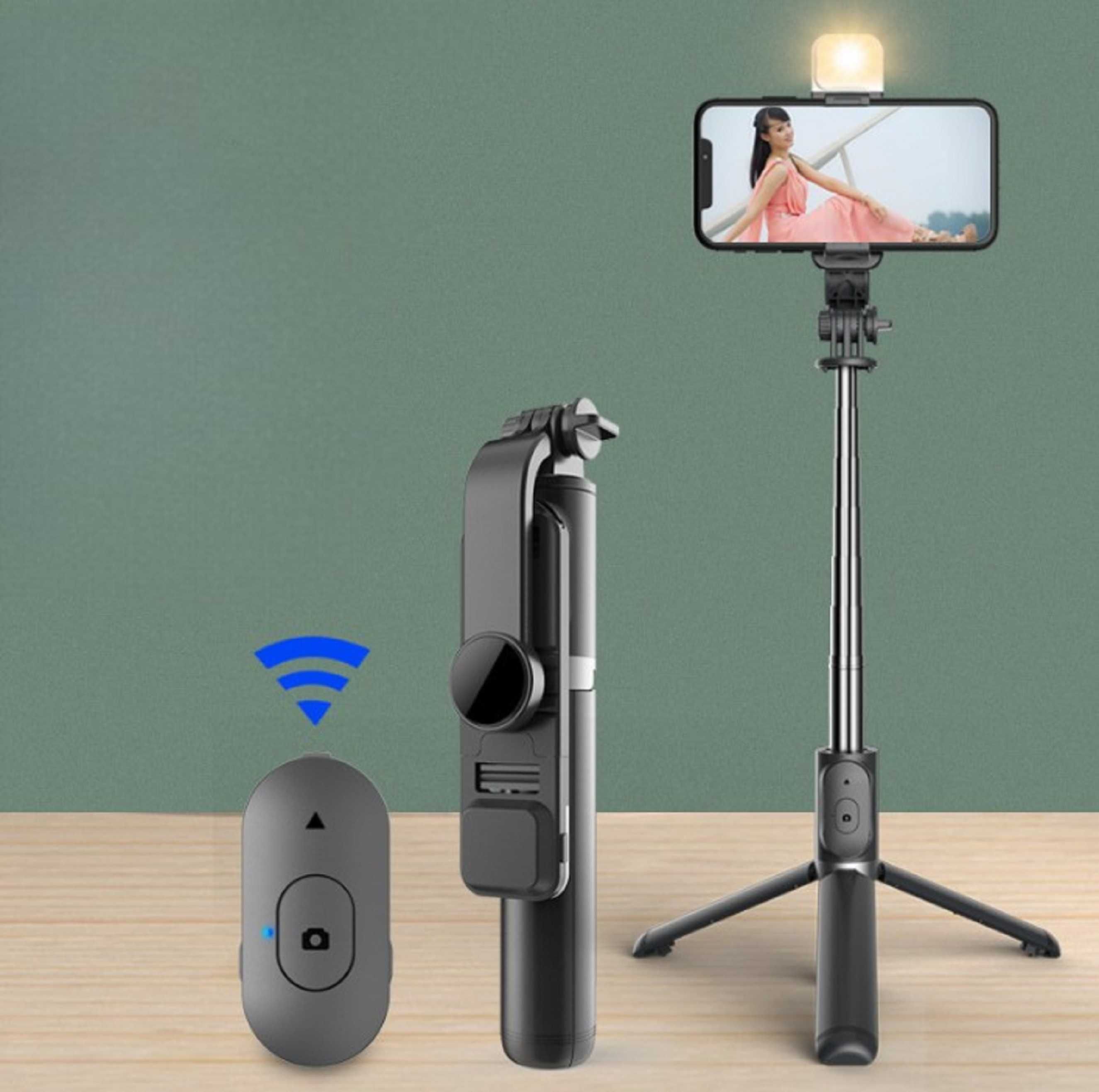 Kijek Selfie Stick do Telefonu statyw uchwyt tripod pilot Bluetooth