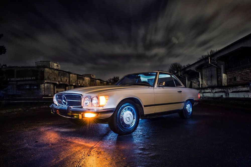 Mercedes-Benz SL W107 pierwsza seria, hardtop 1972