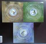 Coleção das 3 Moedas Dinossauros Prata Proof