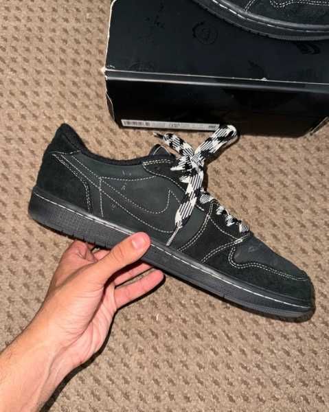 Jordan 1 Retro Low OG SP Travis Scott Black Phantom