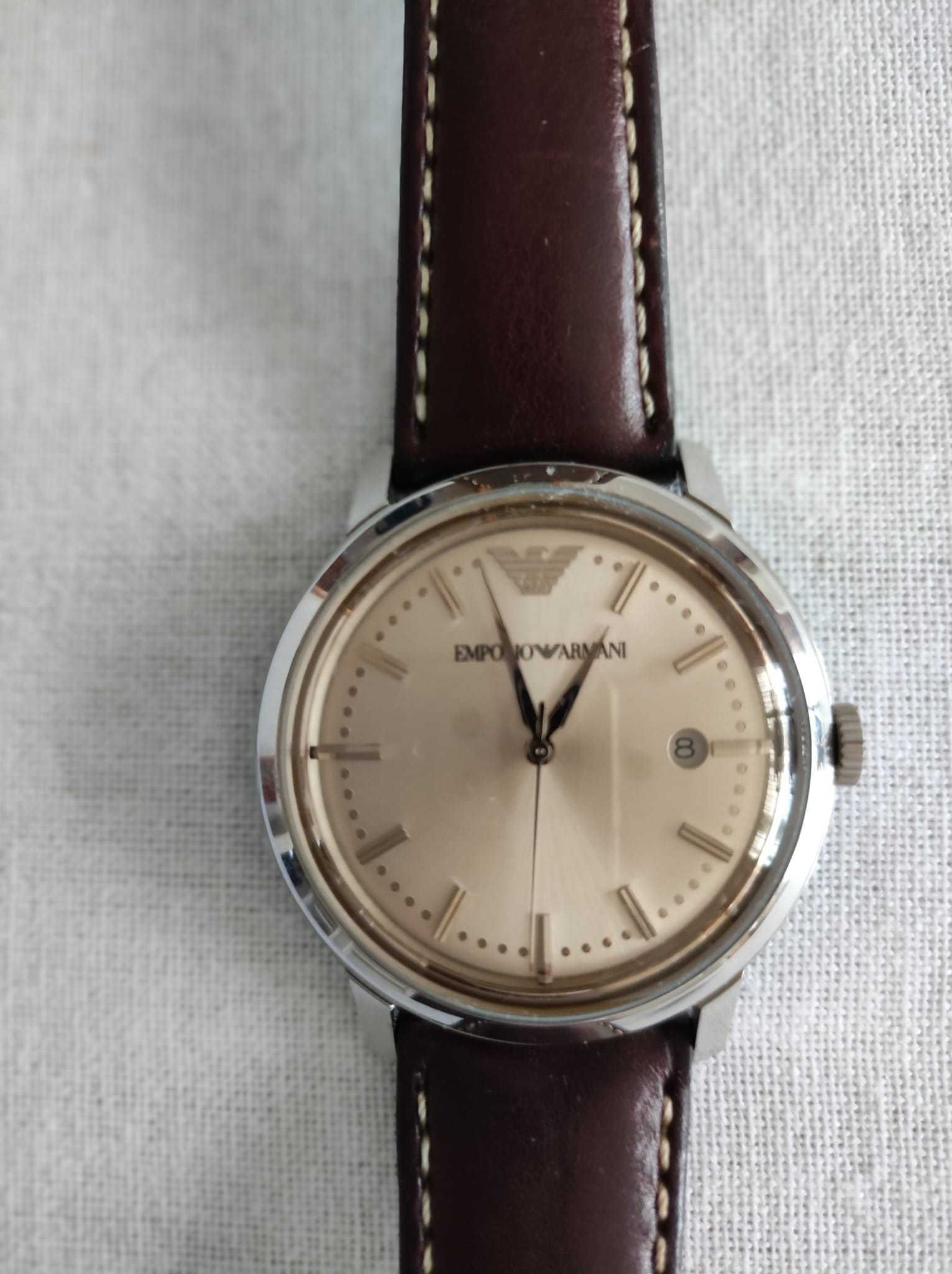 Piękny, klasyczny, zegarek męski Emporio Armani ARO573 z certyfikatem