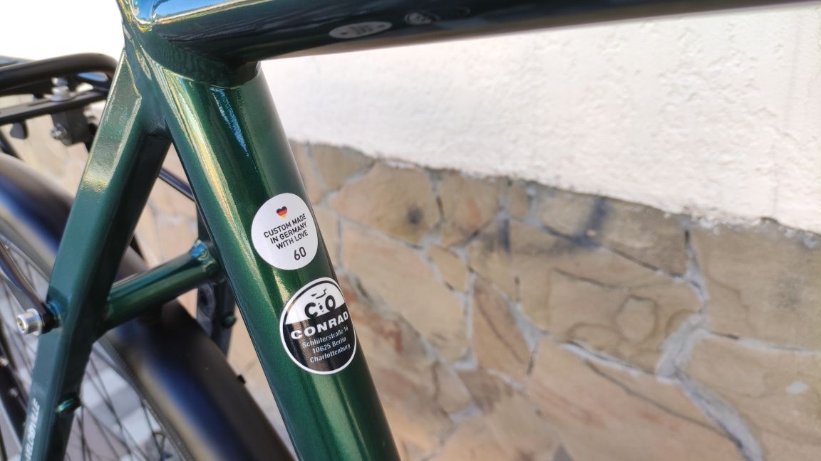 Велосипед Conrad Velo de Ville на ремне на планетарке городской большо