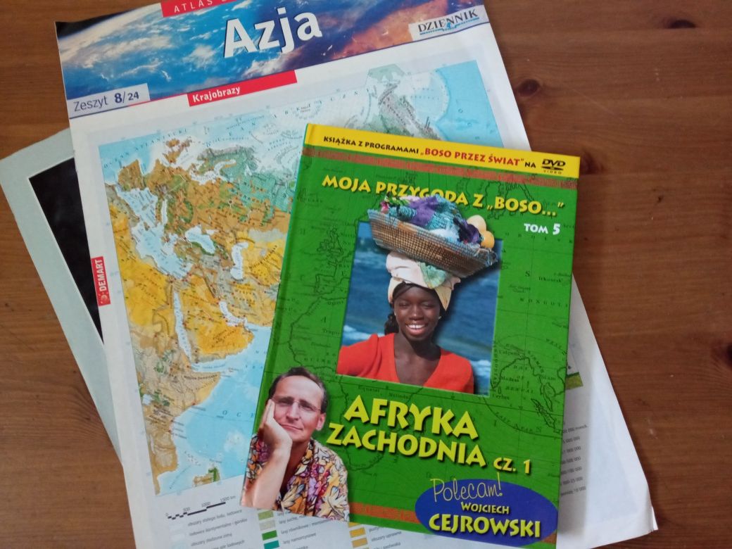 Afryka Zachodnia Cejrowski z płytą Dziki świat National Geographic