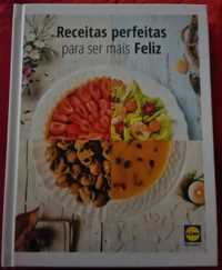 Livro "Receitas perfeitas para ser mais feliz"- Lidl