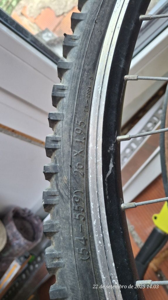 Bicicleta cinzenta usada