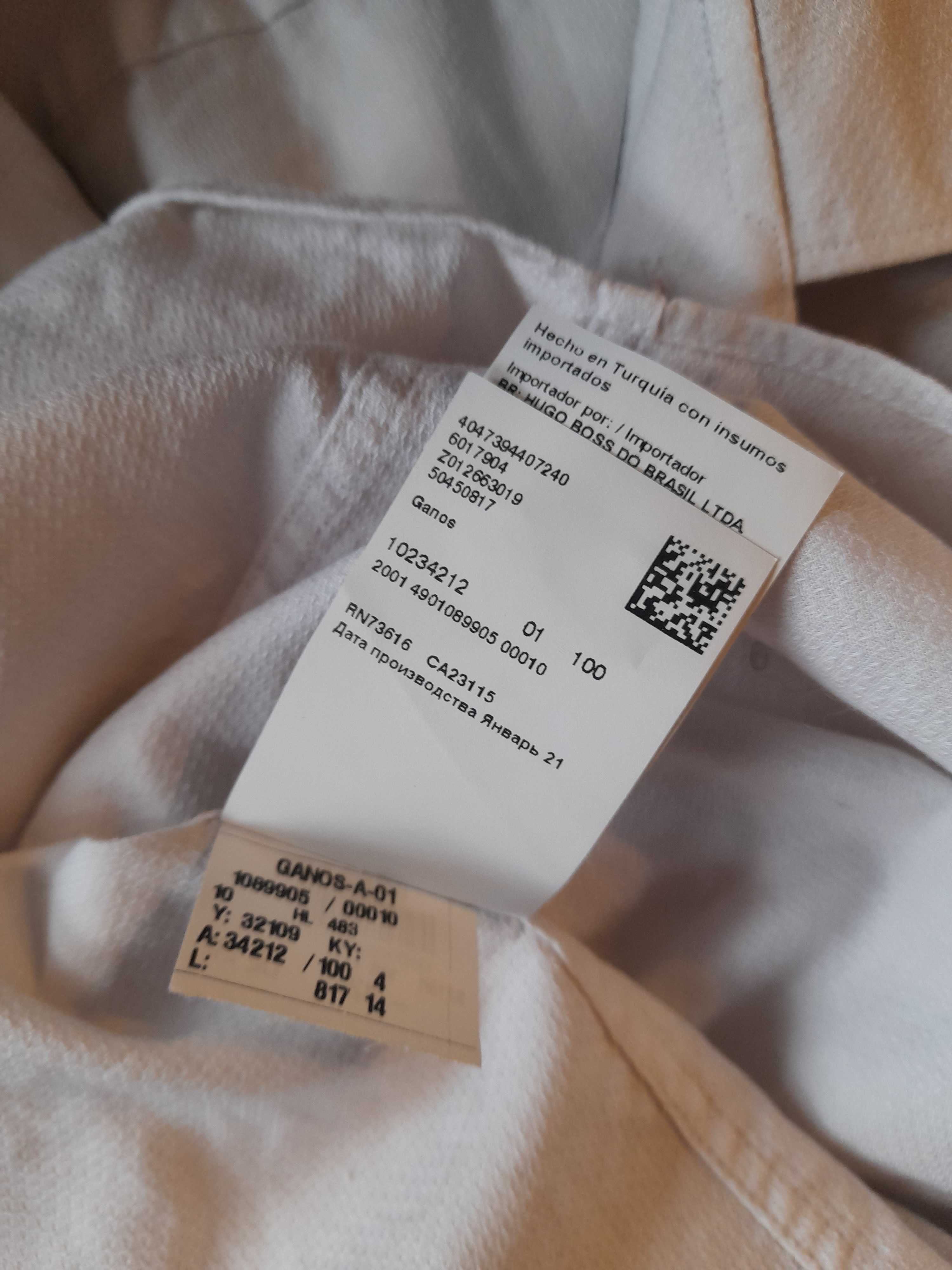biała koszula męska Hugo Boss, rozmiar 42