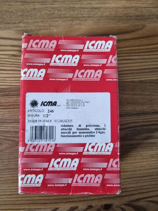 Редуктор тиску Icma 246 з манометром