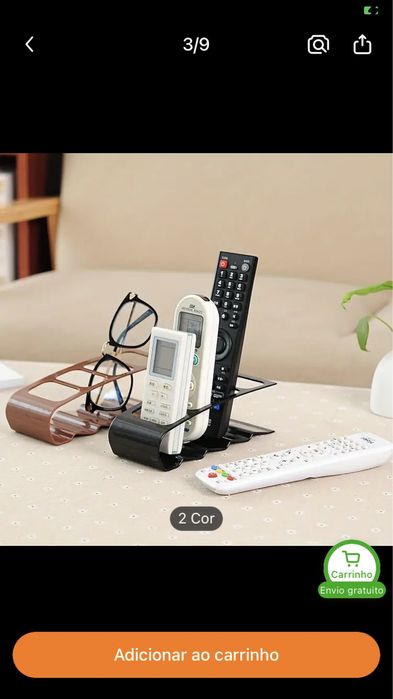 Organizador de Controlo Remoto