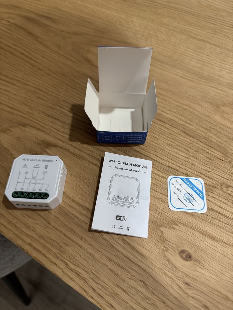 Módulo wi-fi para controlar estores remotamente