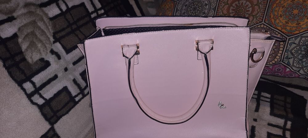 Torebka duża jasny róż