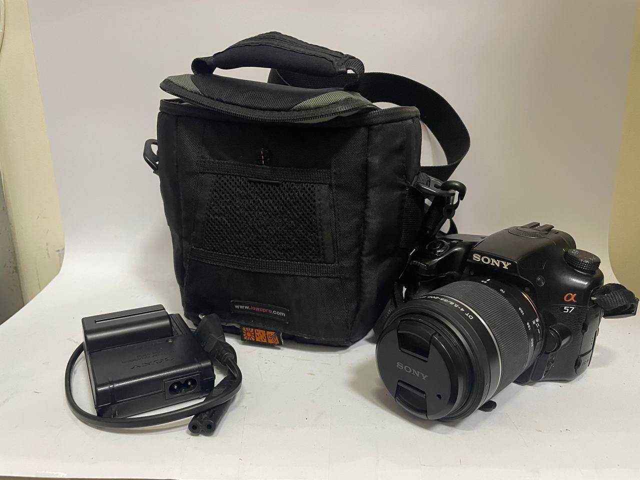 Фотоапарат Sony Alpha SLT-A57+  Об'єктив SAL55200-2  DT 4-5.6