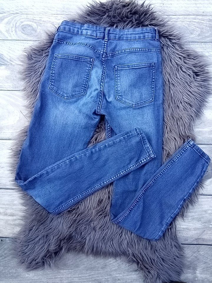 Spodnie h&M 36 s jeansy wysoki stan