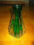 Jarra Verde Cristal Grosso 1970