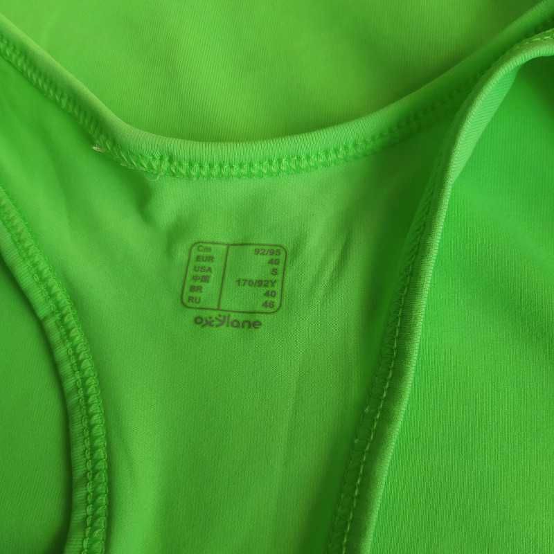 Koszulka sportowa podkoszulka T-shirt fitness kobieta zielona 40