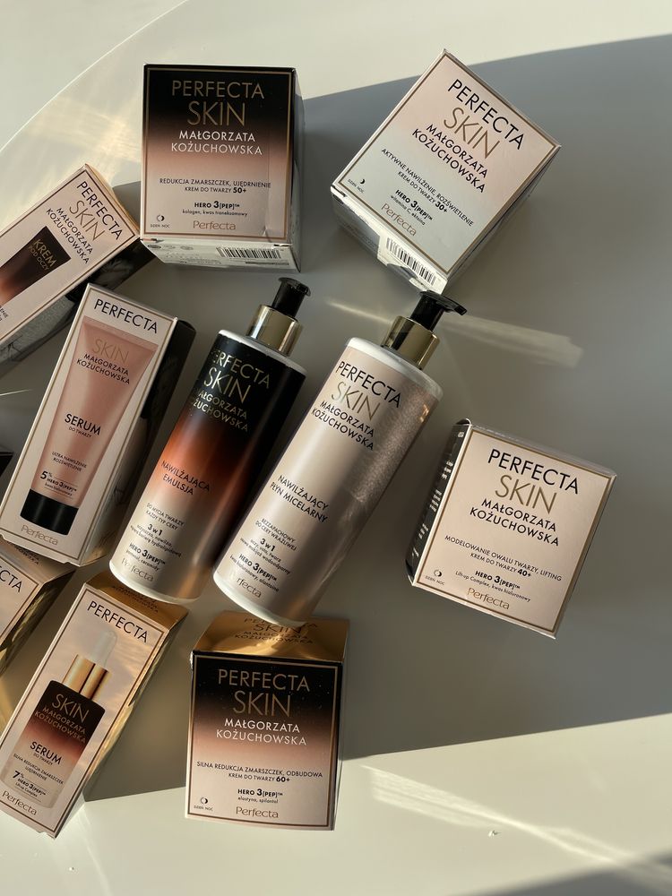 Małgorzata Kożuchowska Perfecta krem do twarzy filtr serum elixir