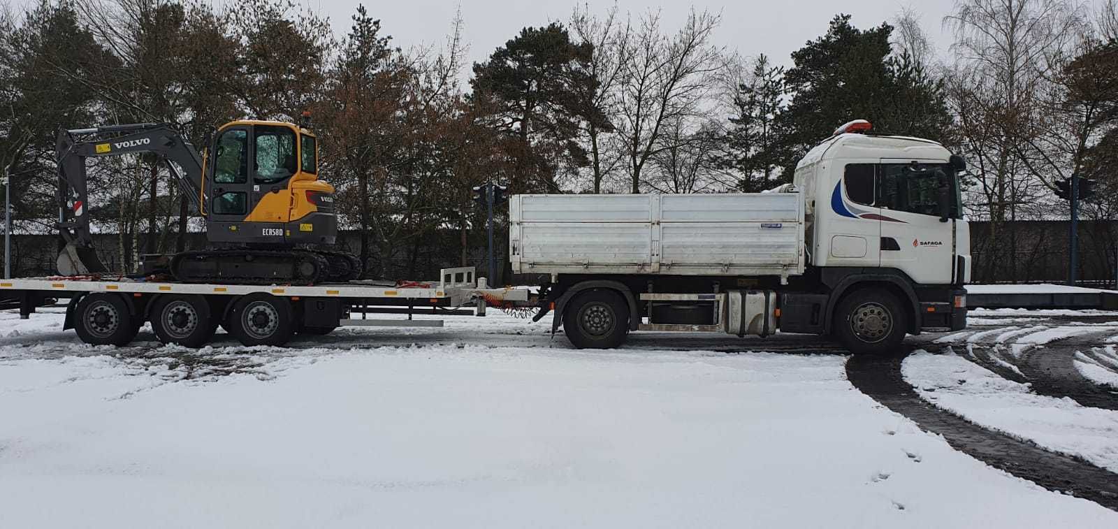 Usługi koparko-ładowarką wywrotka minikoparka prace ziemne, asfalt