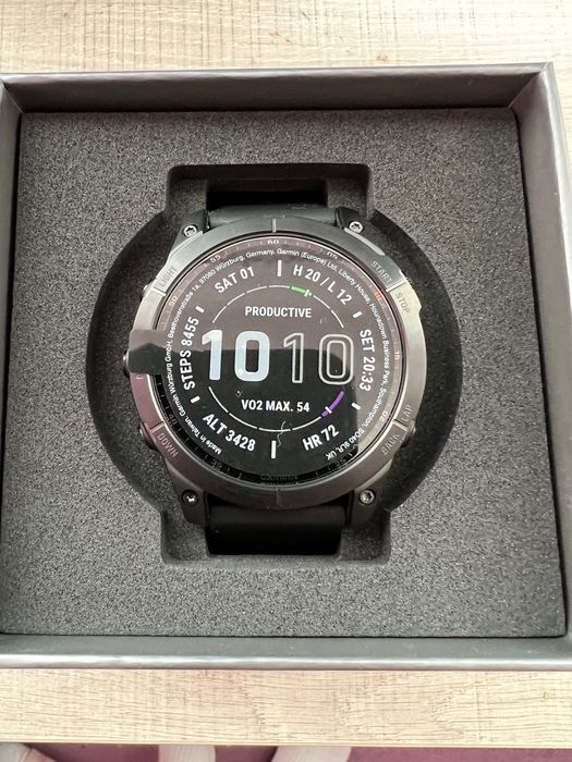 Garmin Fenix 7 Solar Sapphire Black Titanium