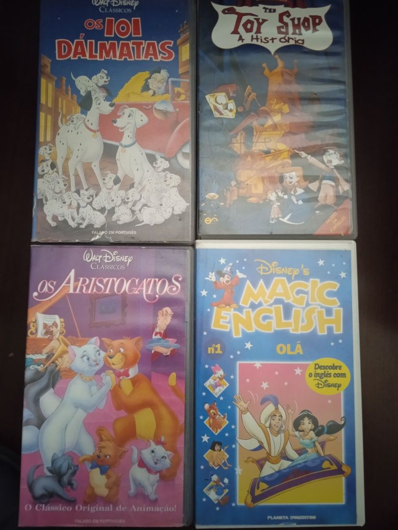 Vhs originais clássicos infantis