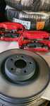 Komplet hamulców 4 tłoki nowy audi A4 B9 A5 8W Q5 80A A4 Allroad B9