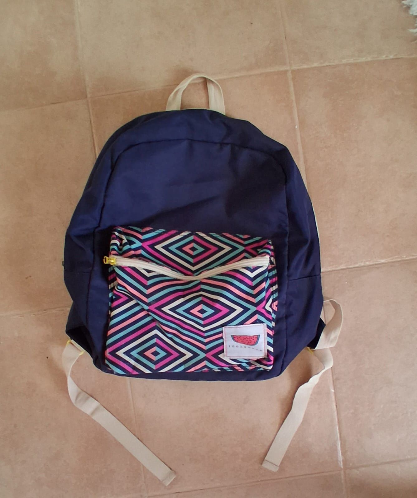 Mochila escolar azul Sugar