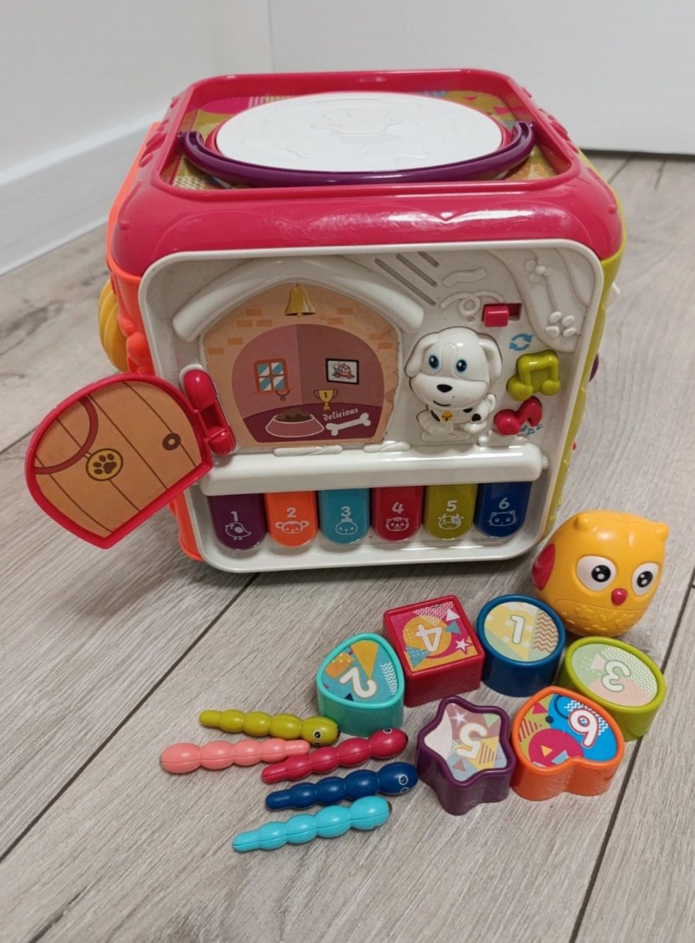 Kostka edukacyjna interaktywna sensoryczna multikostka dźwięki