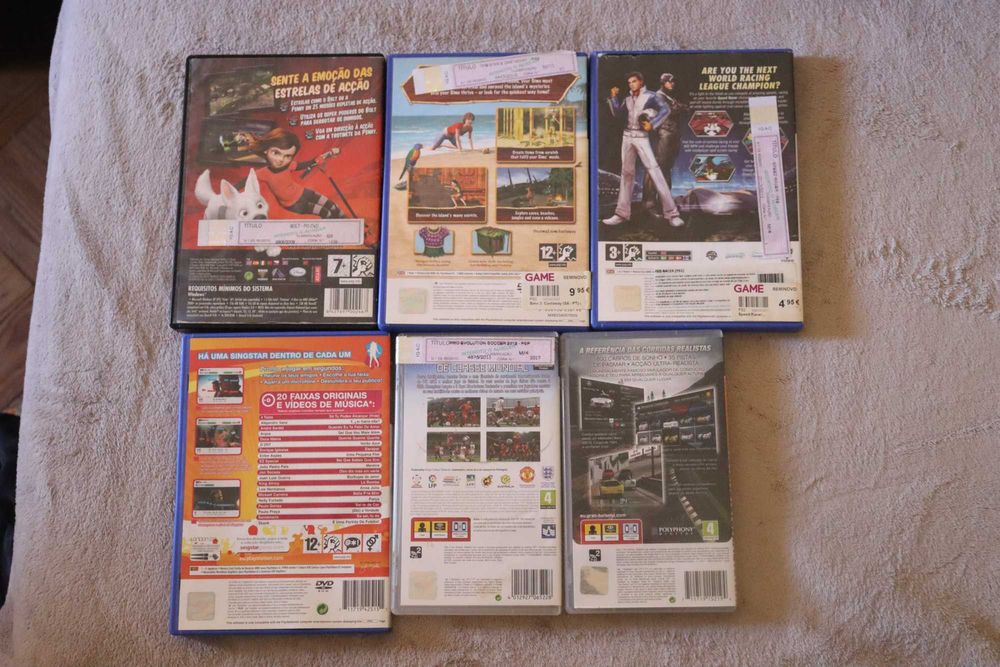 Vários jogos ps2 e psp e filme Bolt DVD