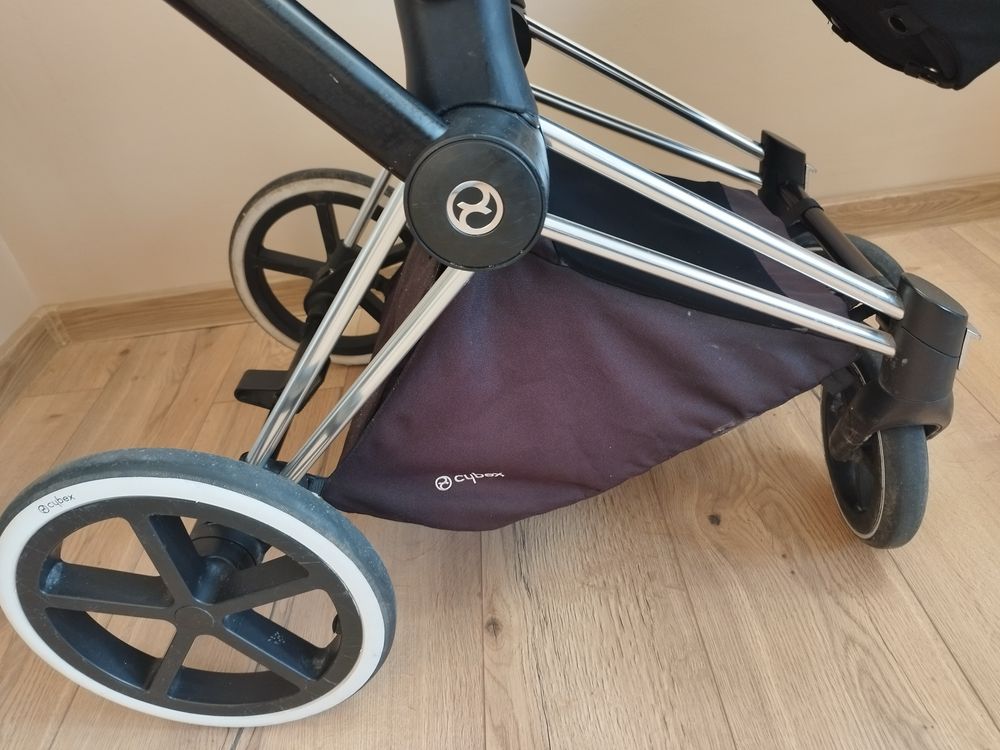 Duzy zestaw wózek cybex priam 1.0 fotelik spacerówka gondola butterfly