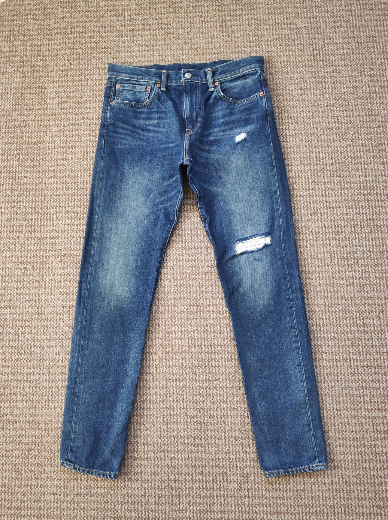 Levi's 512 рвані джинси slim tapered fit оригінал W32 L32