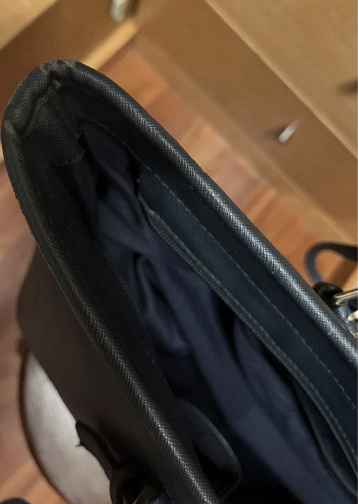Mala azul tote bag tipo Mickael Kors