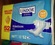 LINDOR fralda elásticos 52 uni M SUPER (7 gotas) - Incontinência