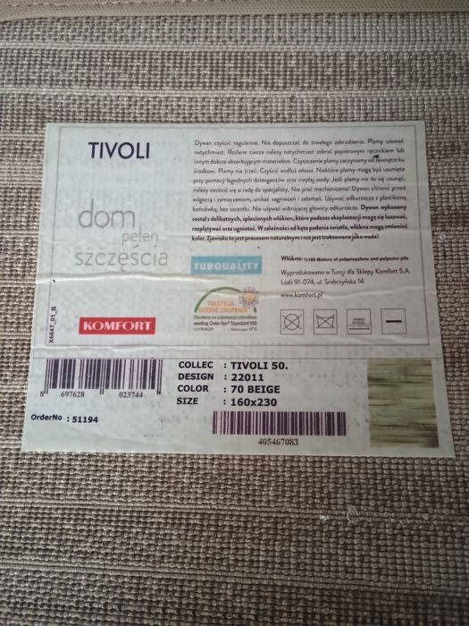 Dywan Tivoli Komfort