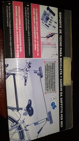 Suporte tecto para elevar bicicleta ( NOVO)
