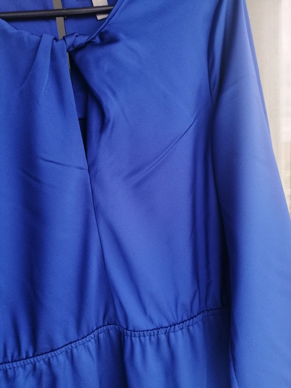 Sukienka kobaltowa niebieska H&M