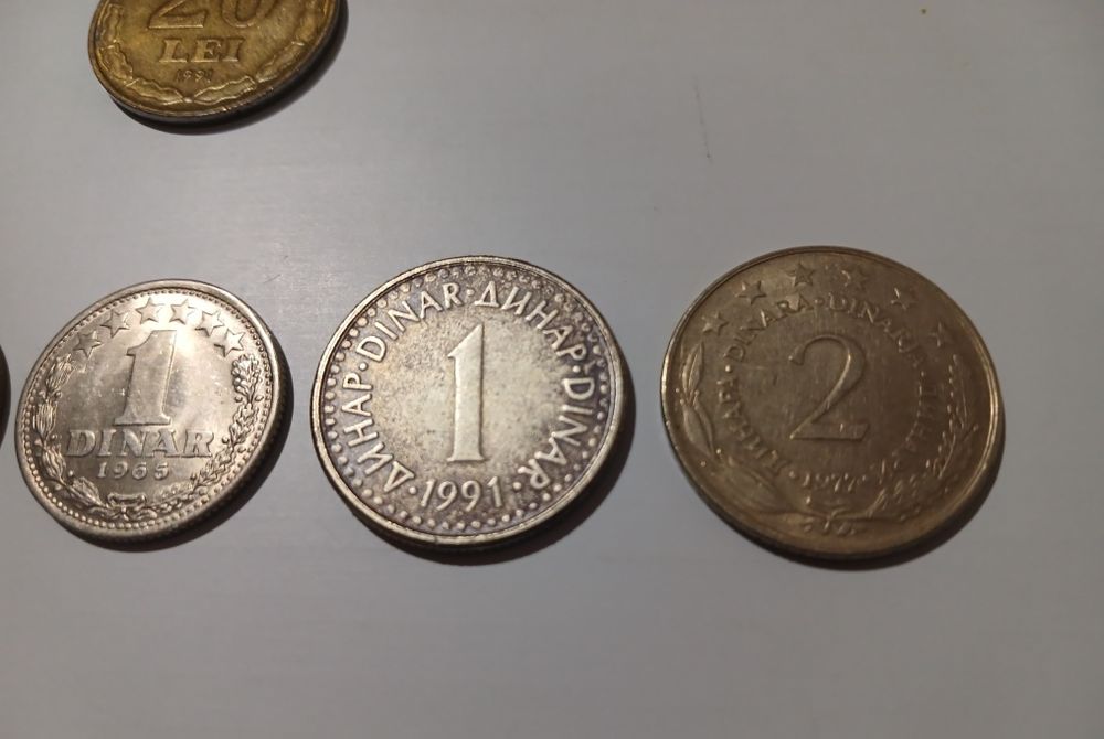 Монеты Югославия, Румыния