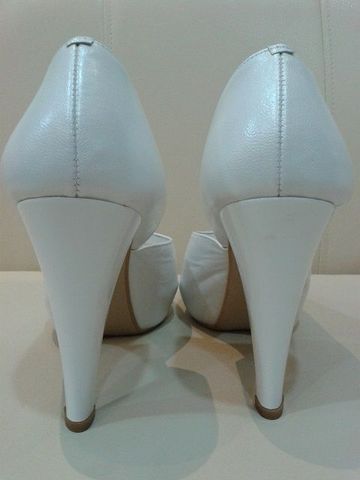 Buty ślubne białe platforma r. 39 Arte di Roma