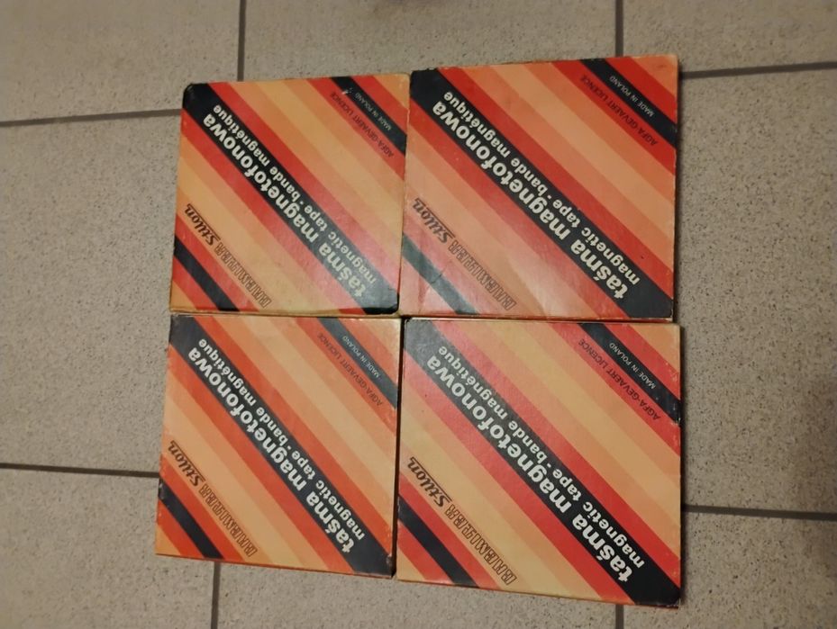 Taśmy , szpule magnetofon 18cm.